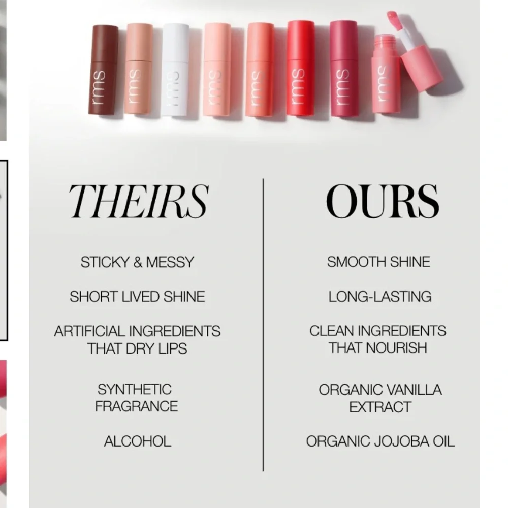 RMS beauty legendary lip oil in Lucia.